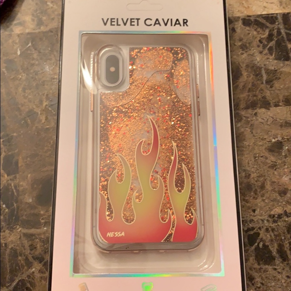 Velvet caviar iPhone X case